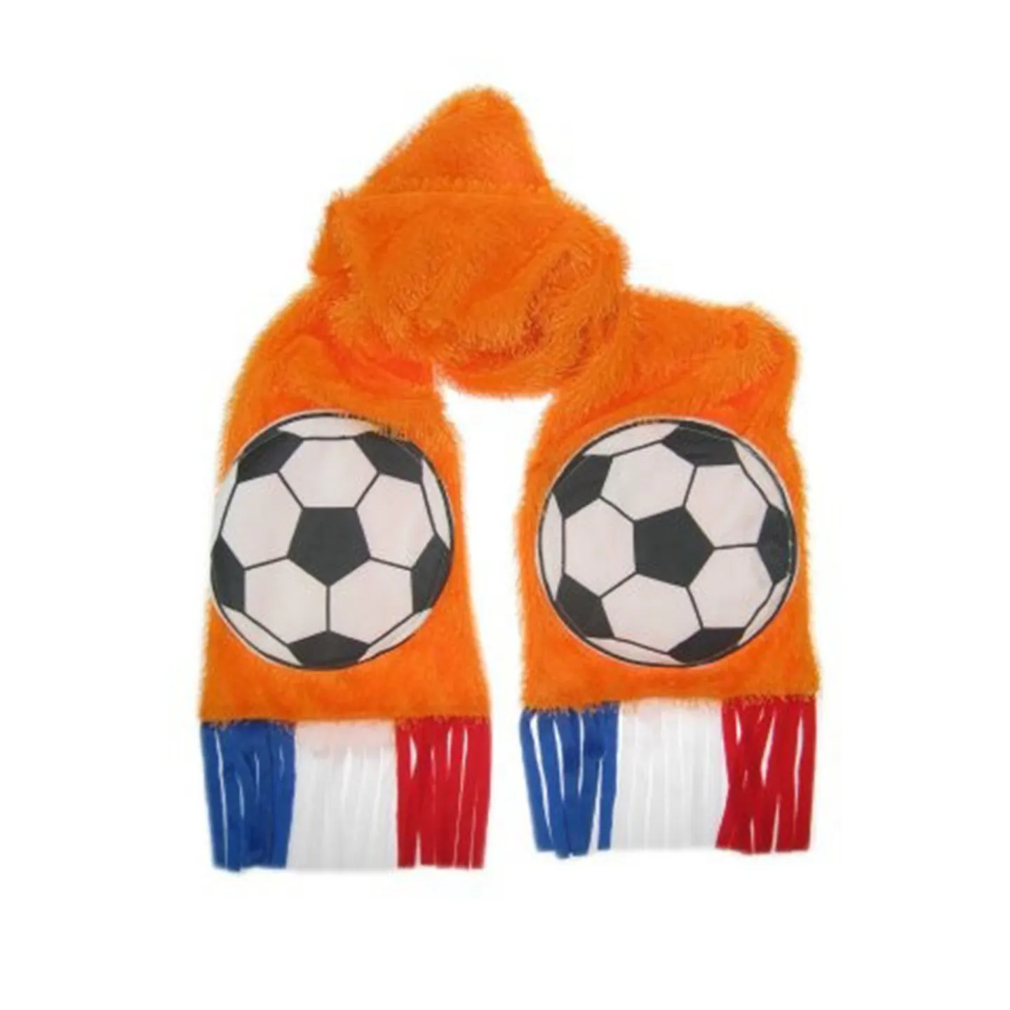 sjaal oranje voetbal.