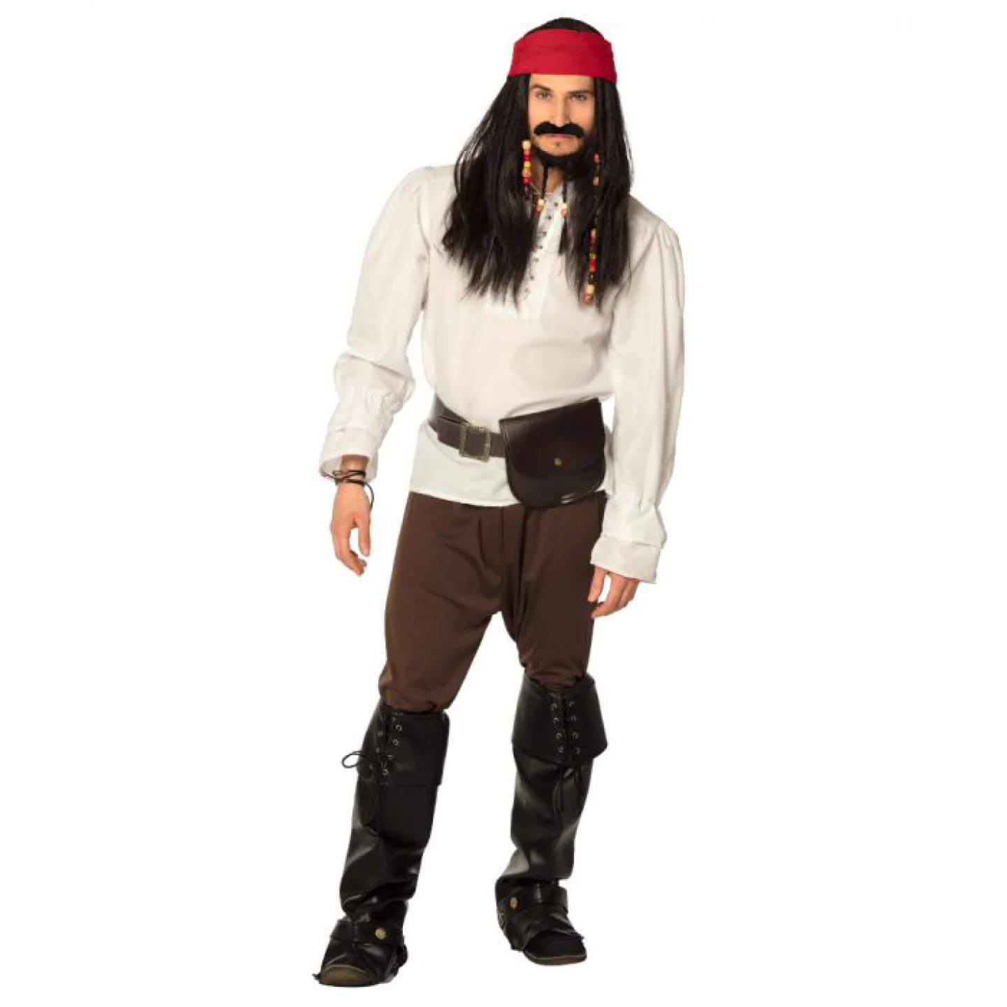 pruik piraat CARNAVAL.