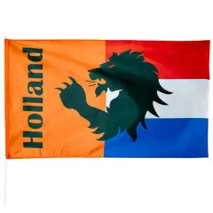 Koningsdag vlag Holland - 90x150cm.