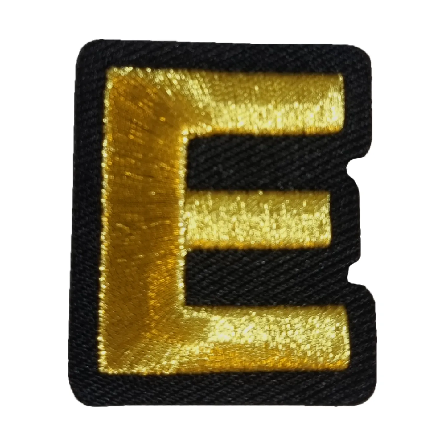 Kielegat embleem Gouden letter E.