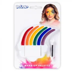 Set makeup palet regenboog.