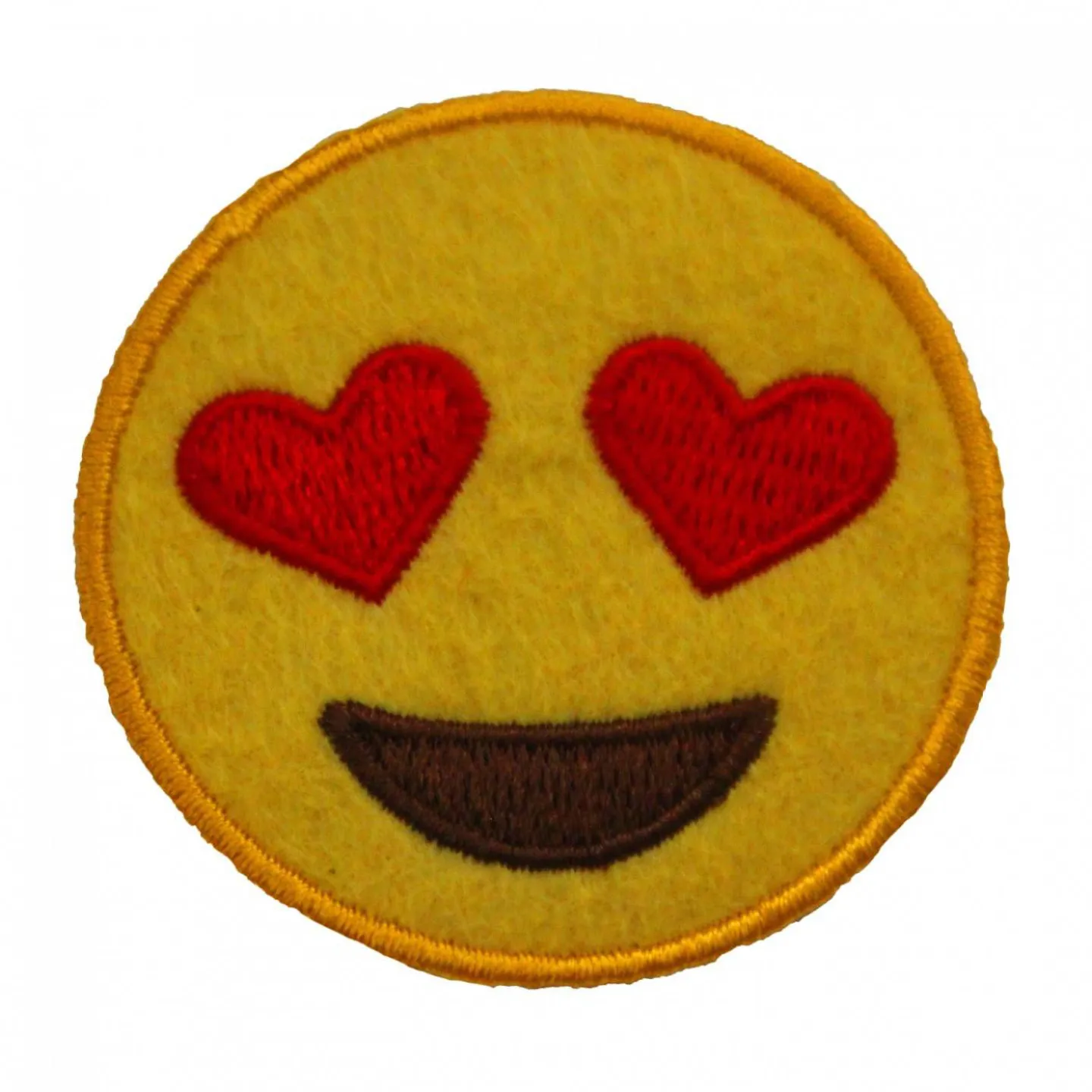 Emoji embleem hartoogjes.