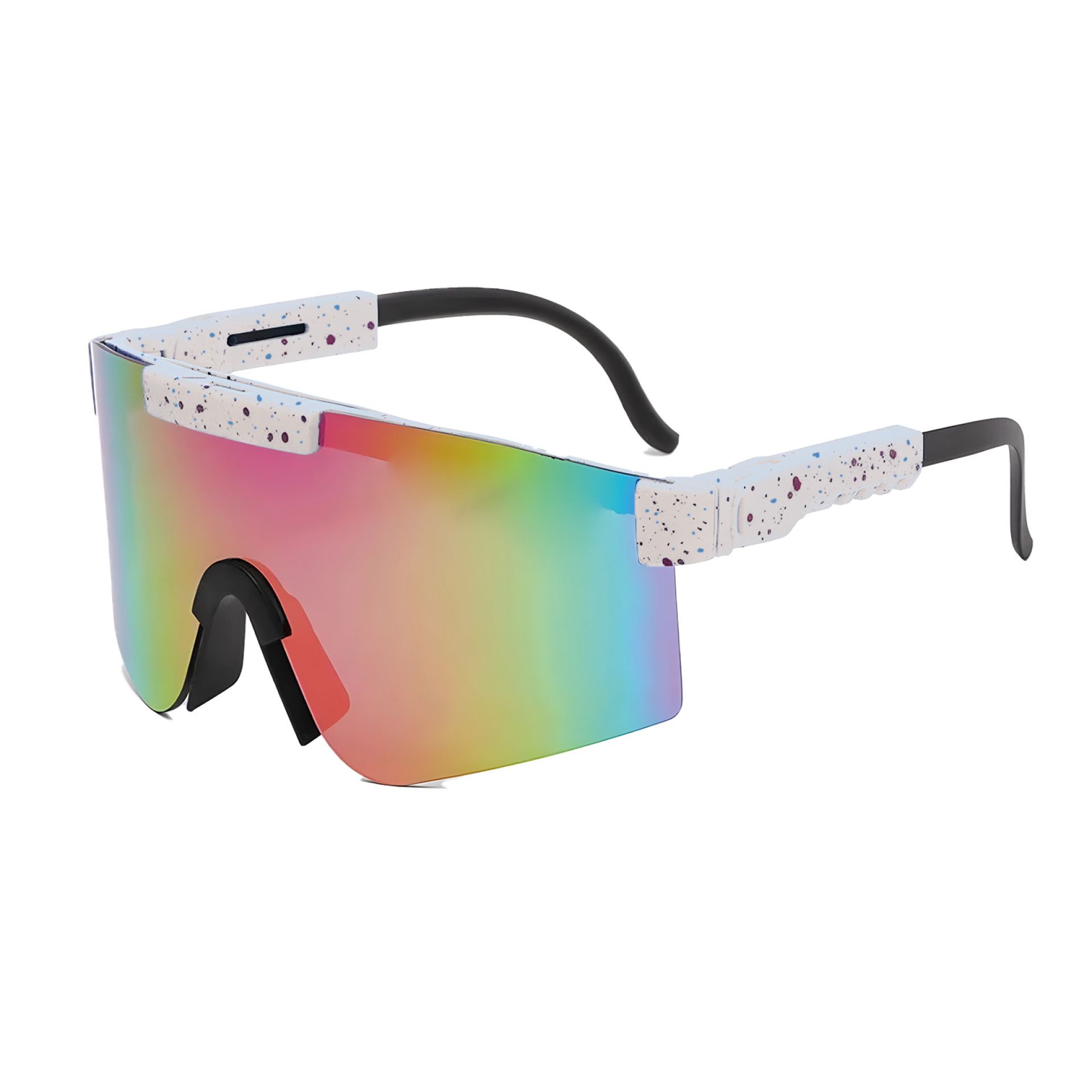 Rave bril sport zonnebril wit/rood kopen