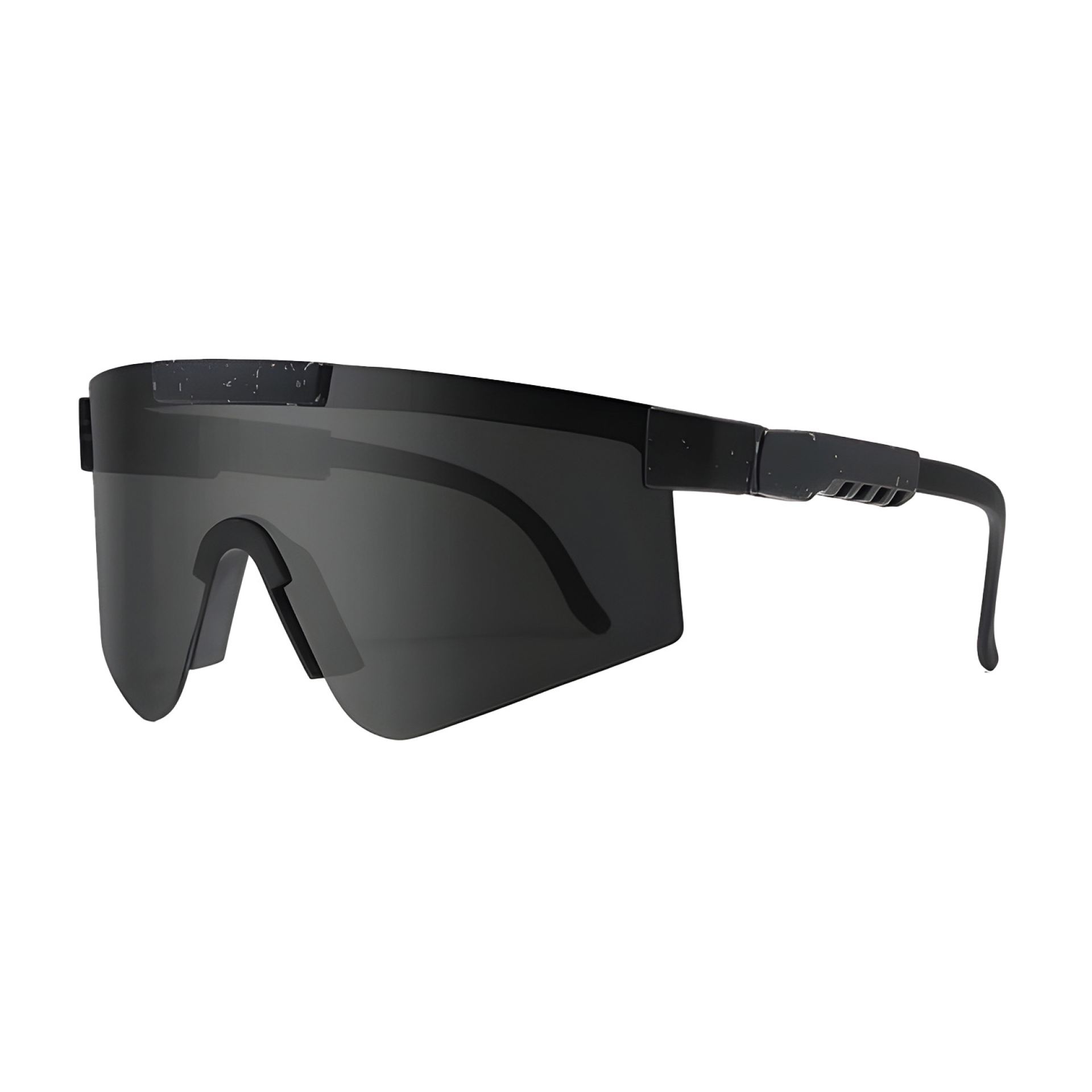 Rave bril sport zonnebril zwart/zilver