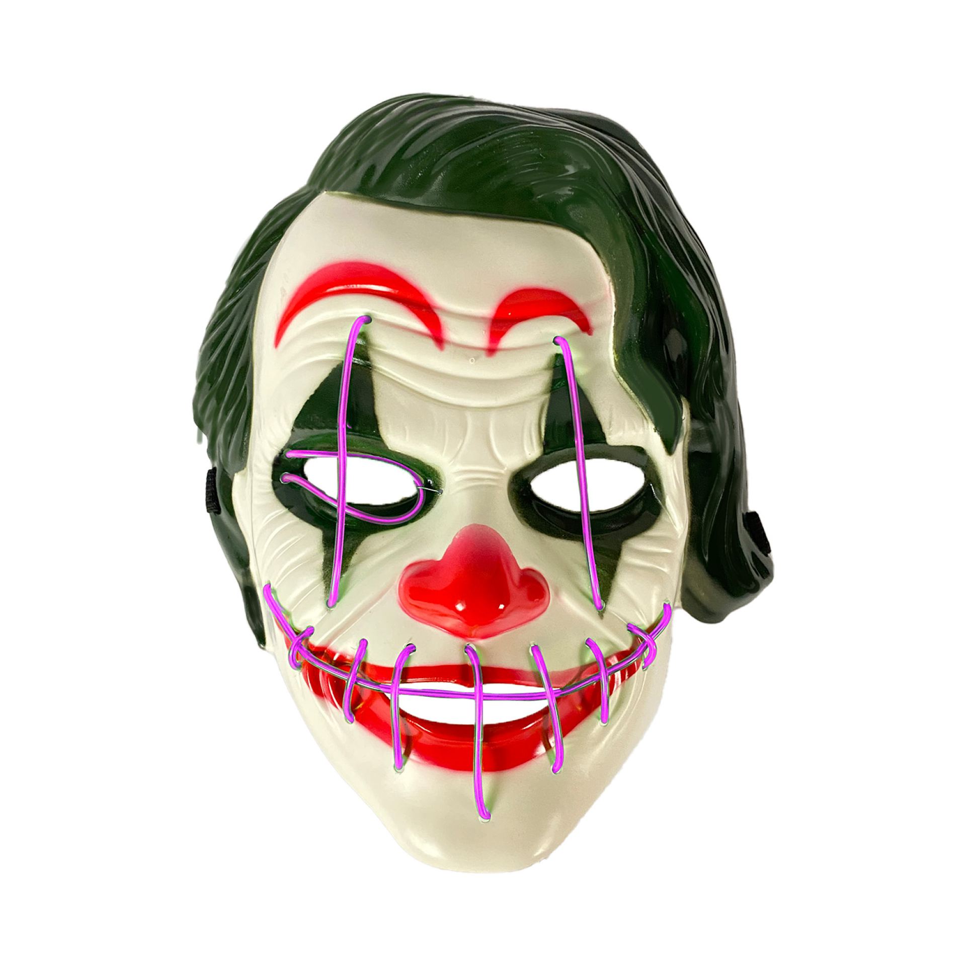 Halloween masker the joker led paars kopen